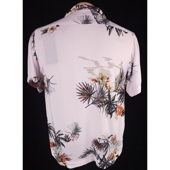 Rhude Hawaiian Shirt Size S Mens Pink Multi S/S 2022 NWT - Picture 5 of 13